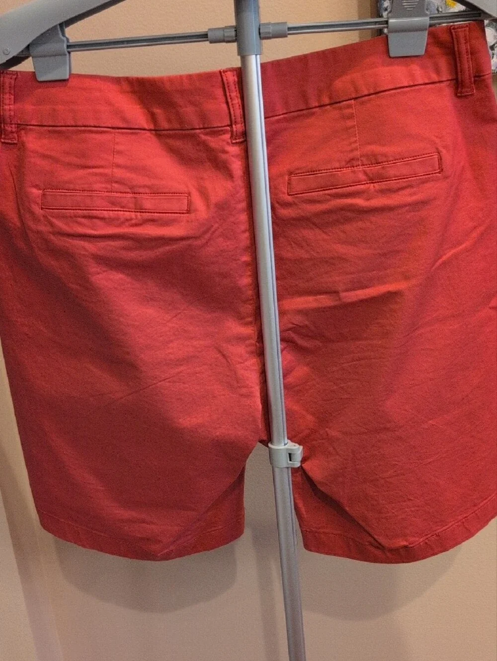 J Crew Women's Coral Stretch Cotton Shorts